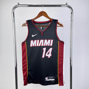 Regata NBA Miami Heat Icon Edition 23/24 Tyler Herro Preta