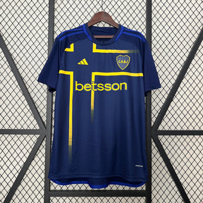 Camisa Boca Juniors Third 2024/25 - Adidas Torcedor Masculina - Azul/Amarela