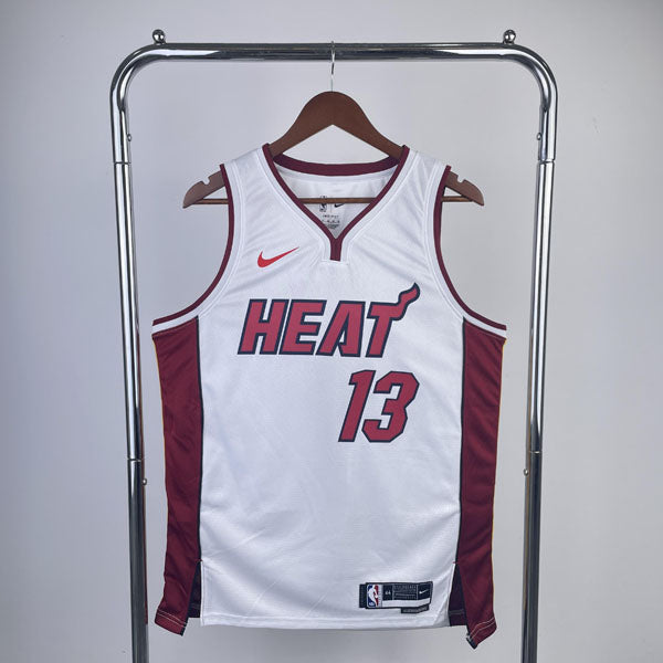 Regata NBA Miami Heat Association Edition 23/24 Bam Adebayo Branca