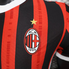 Camisa AC Milan Home 2024/25 - Puma Jogador Masculina - Vermelha/Preta