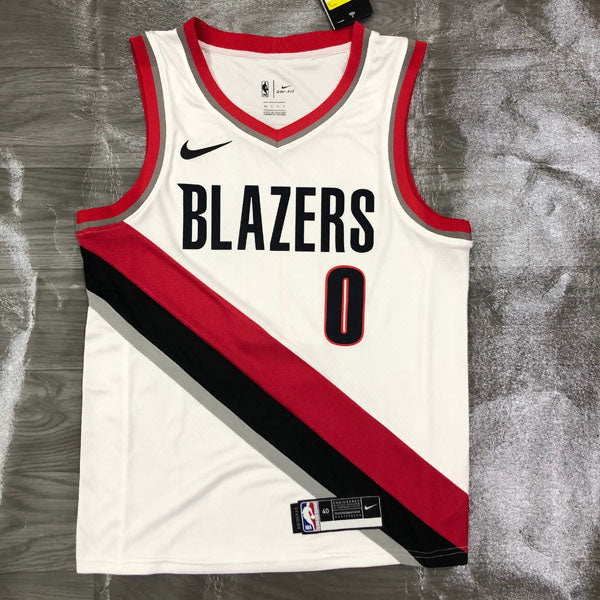 Regata NBA Portland Trail Blazers Association Edition Damian Lillard Branca