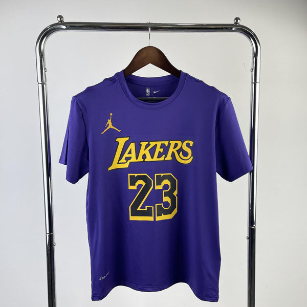 Camiseta NBA Los Angeles Lakers LeBron James 23 DRI-FIT Roxa