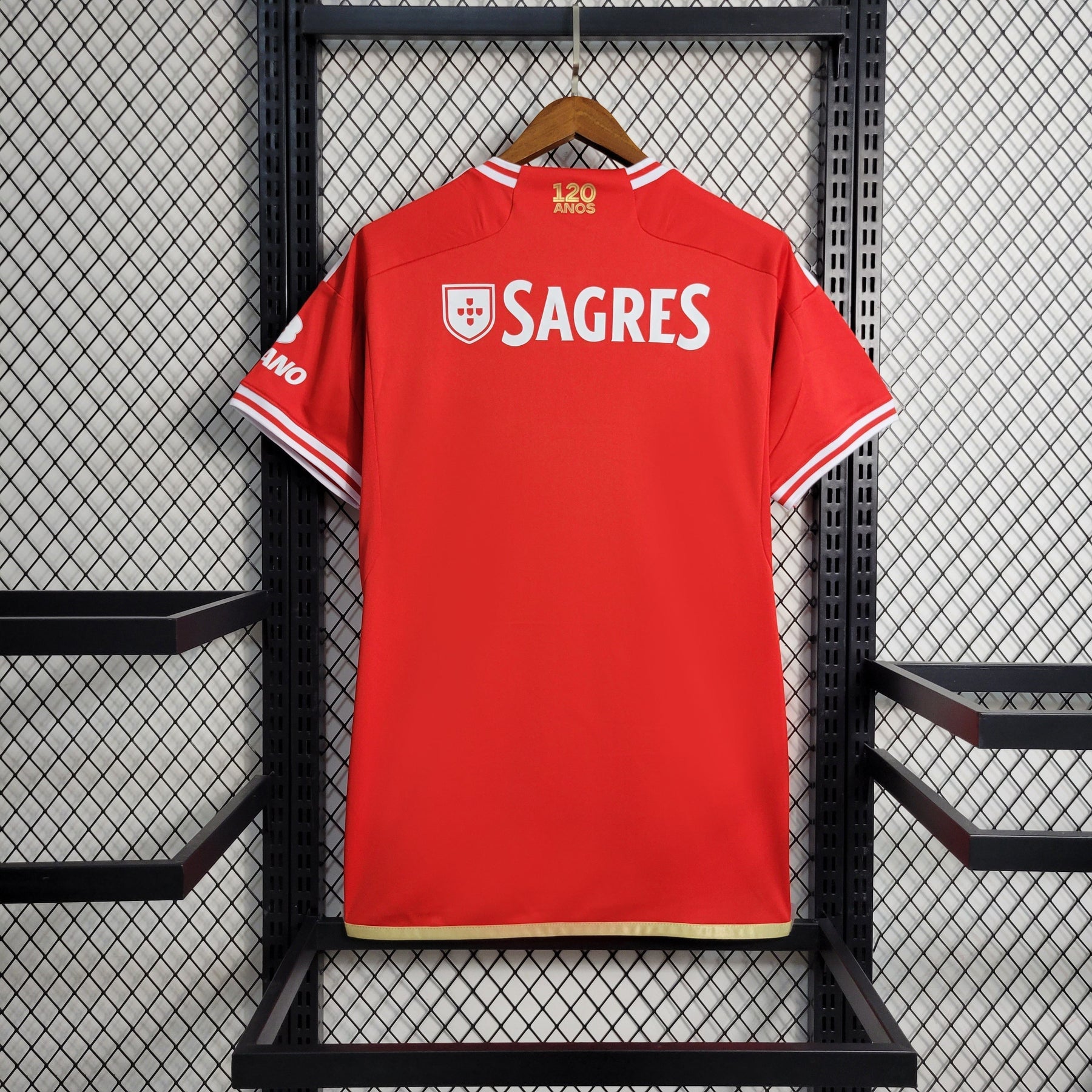 Camisa Benfica Home 2023/24 - Adidas Torcedor Masculina - Vermelha/Branca