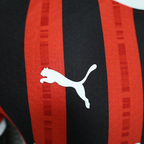 Camisa AC Milan Home 2024/25 - Puma Jogador Masculina - Vermelha/Preta