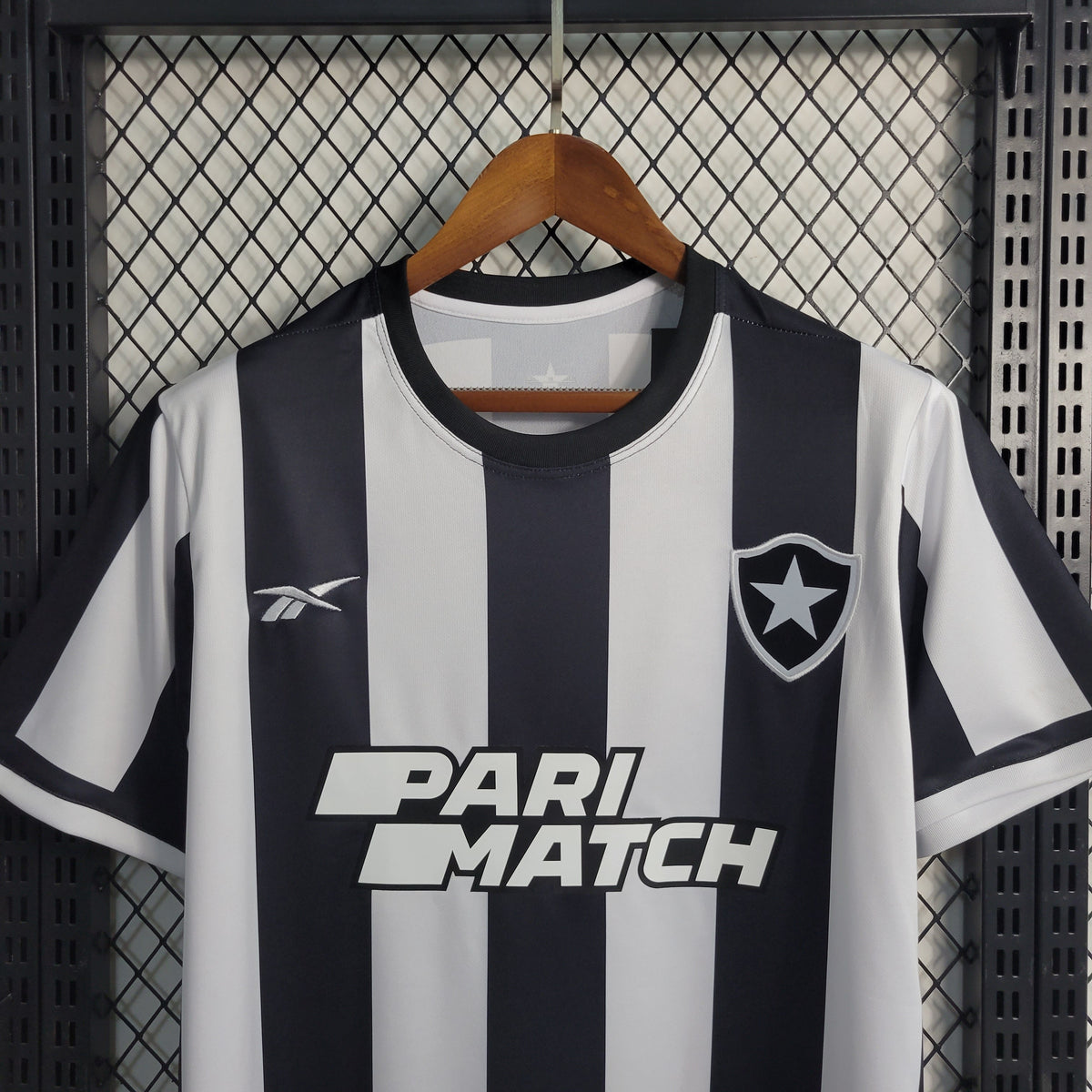 Camisa Botafogo Home 2023/24 - Reebok Torcedor Masculina - Preta/Branca