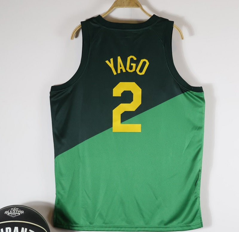 Regata Seleção Brasileira Basquete + Patch CBB e Copa do Mundo 2023 Verde