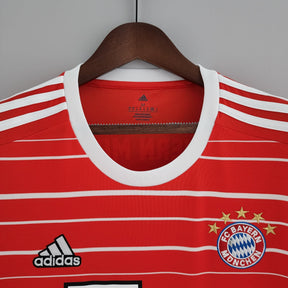 Camisa Bayern de Munique Home 2022/23 - Adidas Torcedor Masculina - Vermelha/Branca