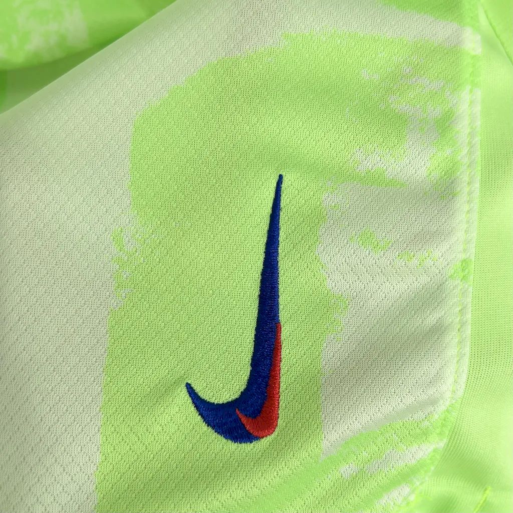 Shorts Barcelona Third 2024/25 - Nike Torcedor Masculina - Verde/Azul