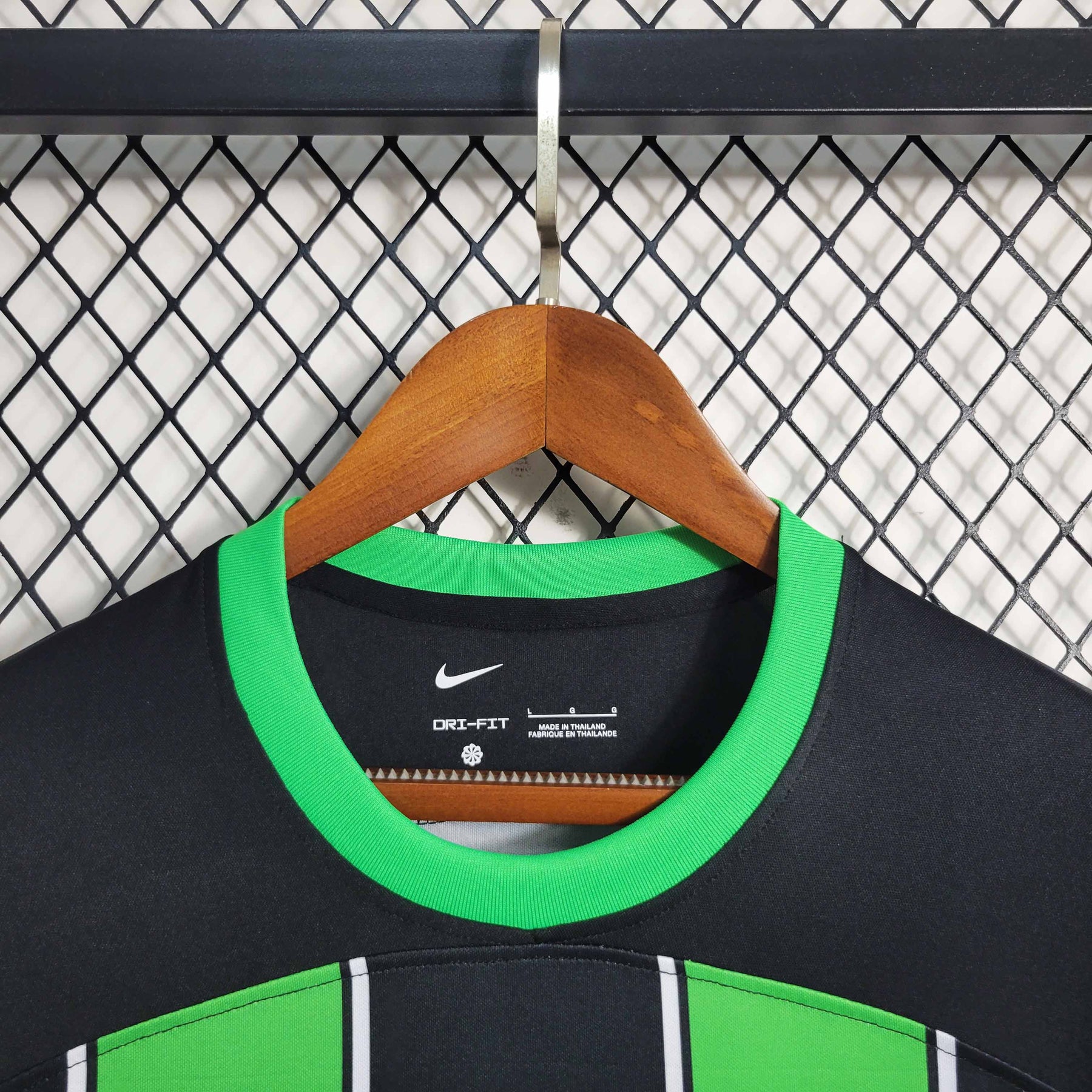 Camisa Brighton Away 2023/24 - Nike Torcedor Masculina - Preta/Verde