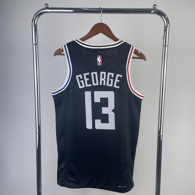 Regata NBA Los Angeles Clippers City Edition 22/23 Paul George Preta