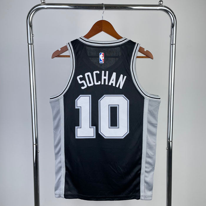 Regata NBA San Antonio Spurs 23/24 Jeremy Sochan Preta