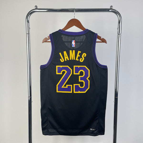 Regata NBA Los Angeles Lakers City Edition 23/24 LeBron James Preta