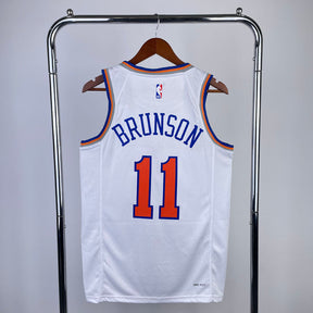 Regata NBA New York Knicks Association Edition 23/24 Jalen Brunson Branca