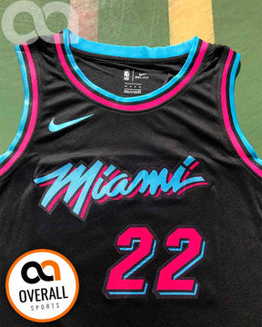 Regata NBA Miami Heat Vice Edition Jimmy Butler Preta