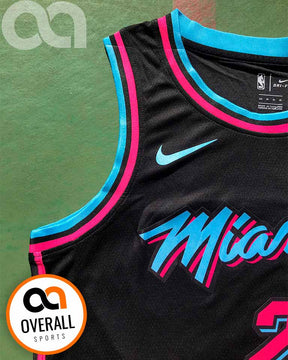 Regata NBA Miami Heat Vice Edition Jimmy Butler Preta