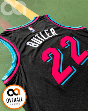 Regata NBA Miami Heat Vice Edition Jimmy Butler Preta