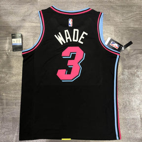 Regata NBA Miami Heat Vice Edition Dwayne Wade Preta