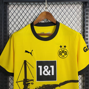 Camisa Borussia Dortmund Home 2023/24 - Puma Torcedor Masculina - Amarela/Preta