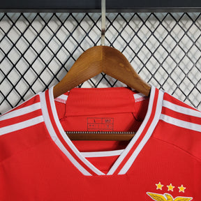 Camisa Benfica Home 2023/24 - Adidas Torcedor Masculina - Vermelha/Branca