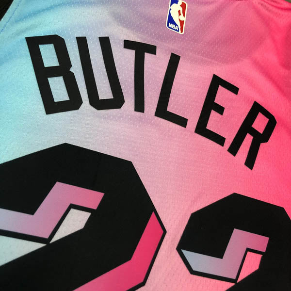 Regata NBA Miami Heat City Edition 20/21 Jimmy Butler Rosa e Azul