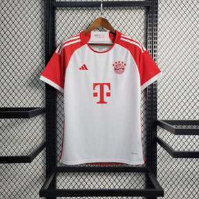 Camisa Bayern de Munique Away 2023/24 - Adidas Torcedor Masculina - Branca/Vermelha