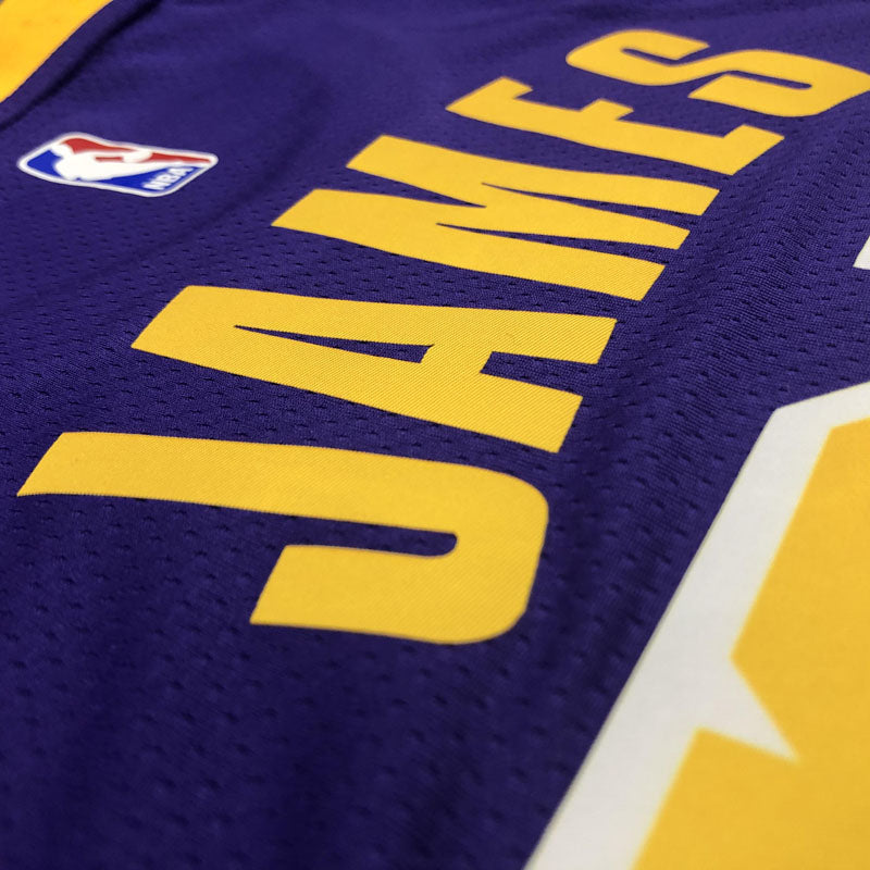 Regata NBA Los Angeles Lakers Statement 20/21 LeBron James 23 Roxa