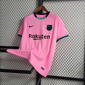 Camisa Barcelona Third 2021/22 - Nike Torcedor Masculina - Rosa/Verde