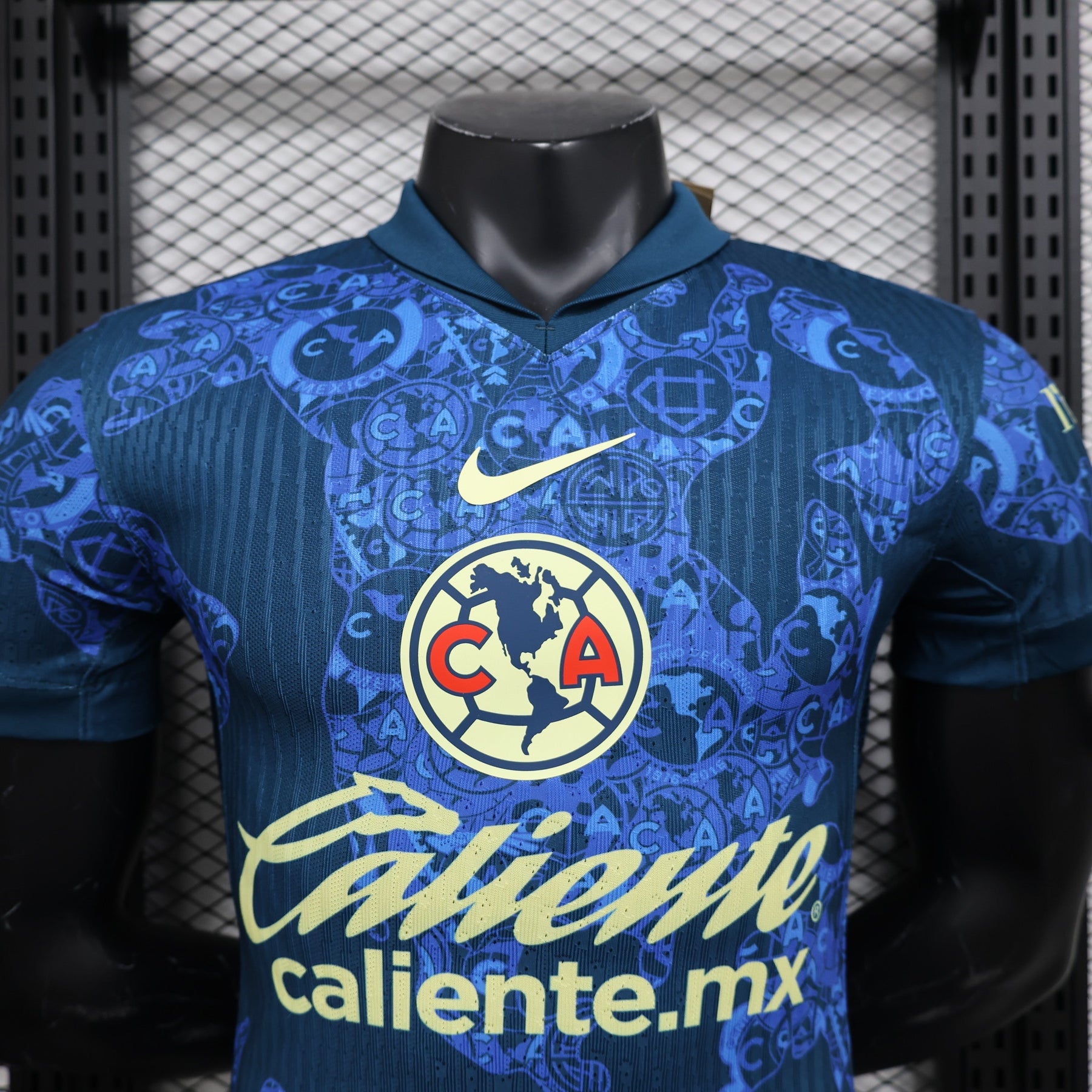 Camisa América Away 2024/25 - Nike Jogador Masculina - Azul/Amarela