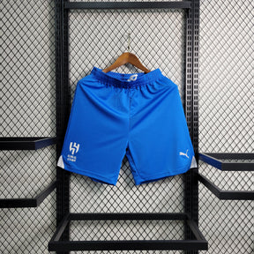 Shorts Al-Hilal Home 2023/24 - Puma Torcedor Masculina - Azul/Branca