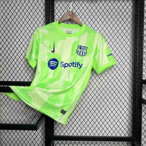 Camisa Barcelona Away 2024/25 - Nike Torcedor Masculina - Verde/Azul