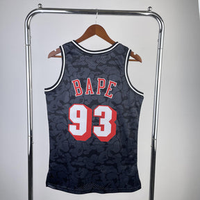 Regata NBA BAPE x Miami Heat Mitchell & Ness Preta