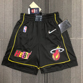 Short NBA Miami Heat City Edição 75 anos 21/22 Preto