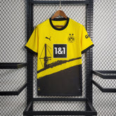 Camisa Borussia Dortmund Home 2023/24 - Puma Torcedor Masculina - Amarela/Preta