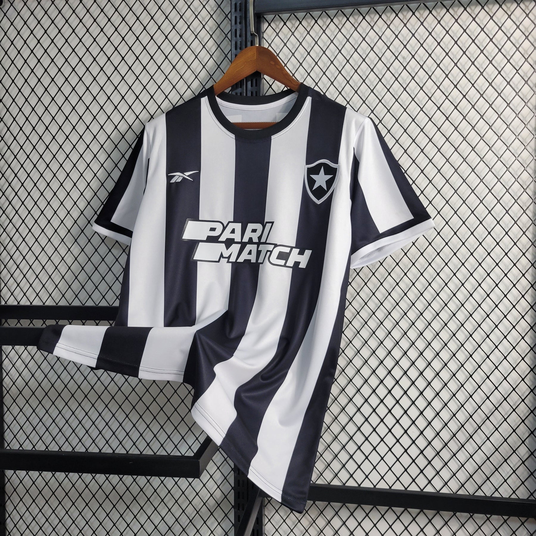 Camisa Botafogo Home 2023/24 - Reebok Torcedor Masculina - Preta/Branca