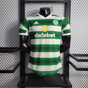 Camisa Celtic Home 2022/23 - Adidas Jogador Masculina - Verde/Branca