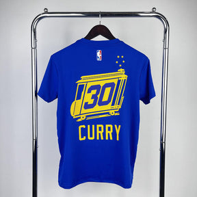 Camiseta NBA Golden State Warriors The City Curry DRI-FIT Azul