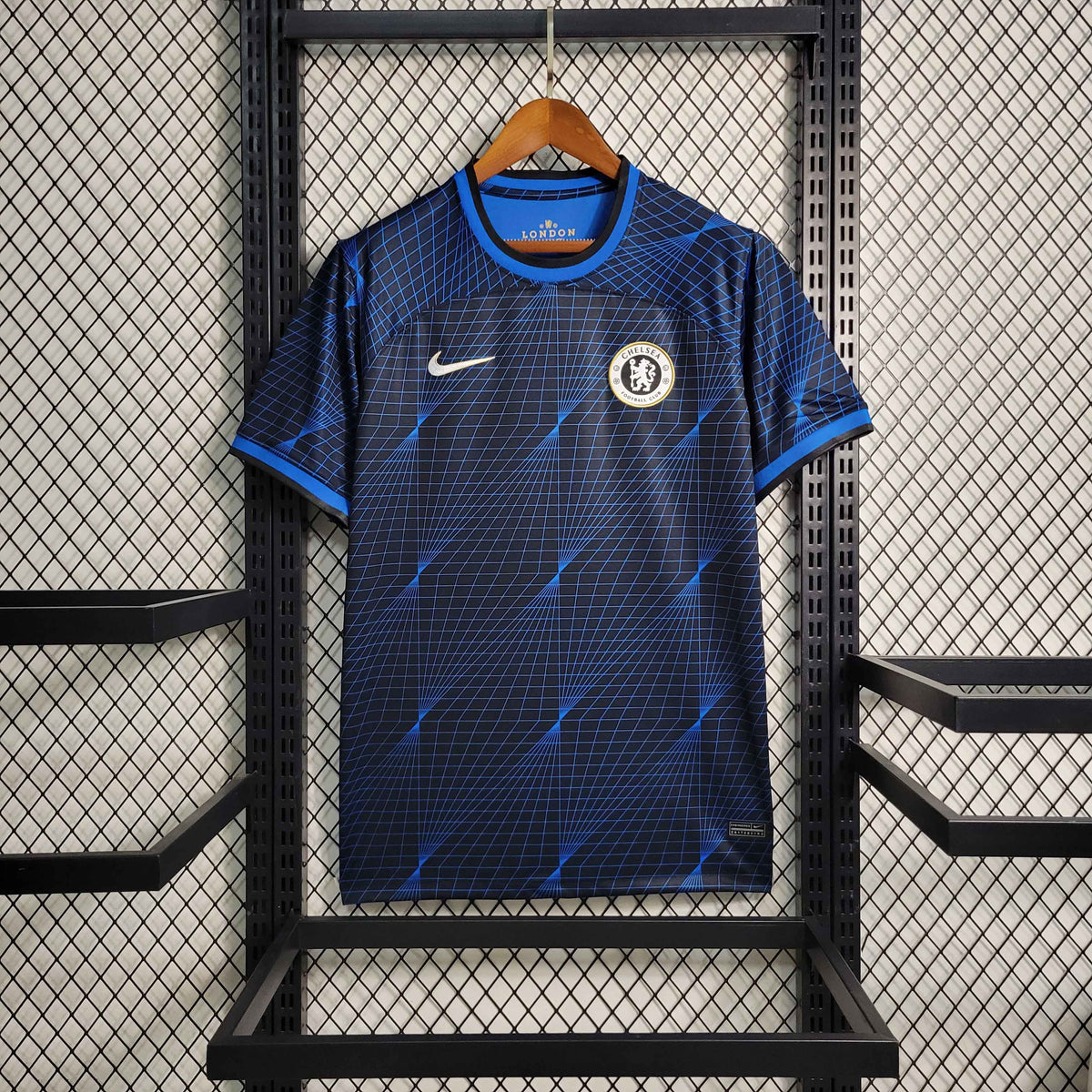 Camisa Chelsea Third 2023/24 - Nike Torcedor Masculina - Azul/Preta