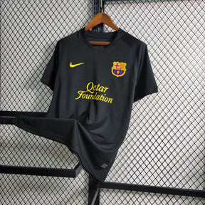 Camisa Barcelona Away 2011/12 - Nike Retrô Masculina - Preta/Amarela