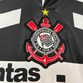 Camisa Corinthians Away 1995/96 - Penalty Retrô Masculina - Preta/Branca