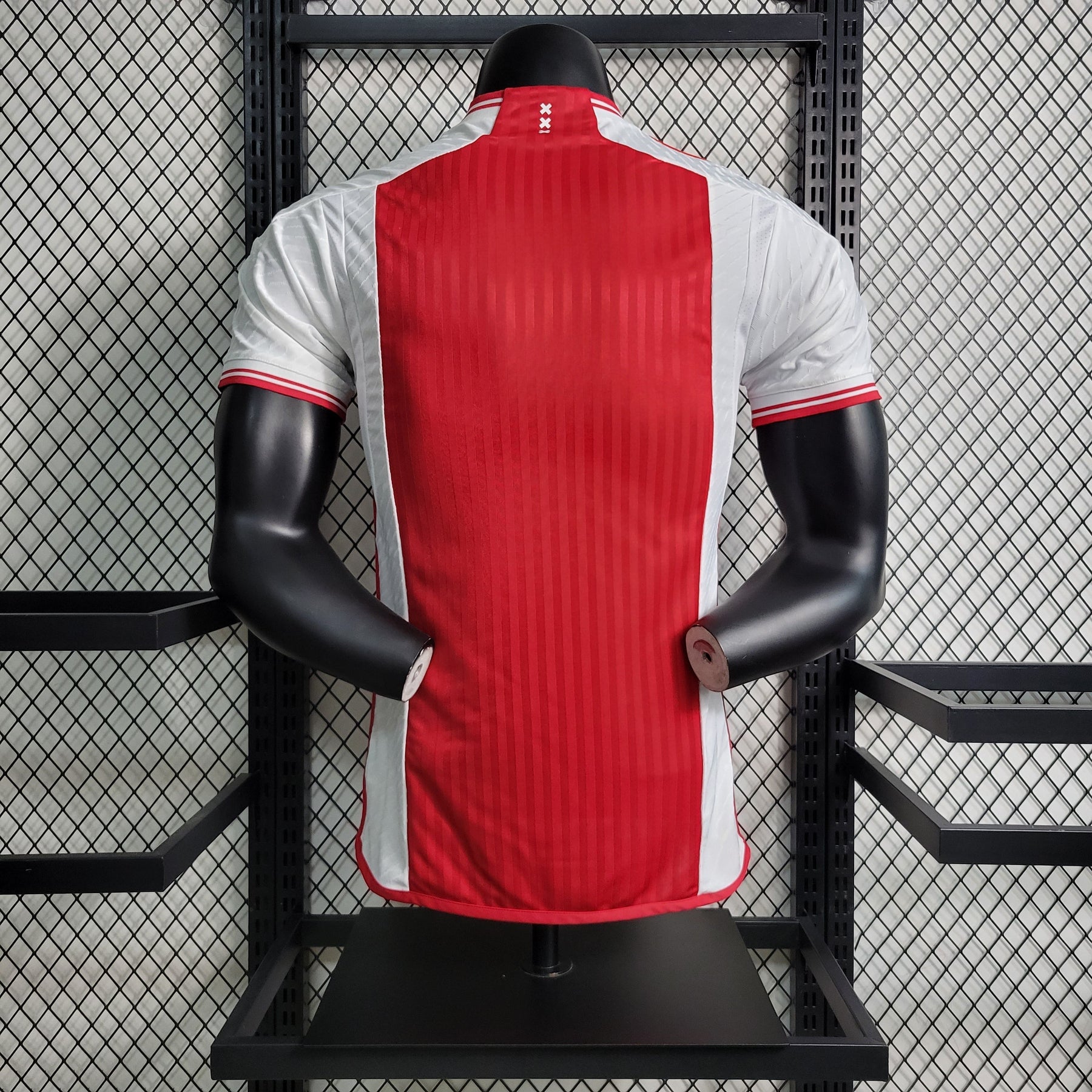 Camisa Ajax Home 2023/24 - Adidas Jogador Masculina - Vermelha/Branca