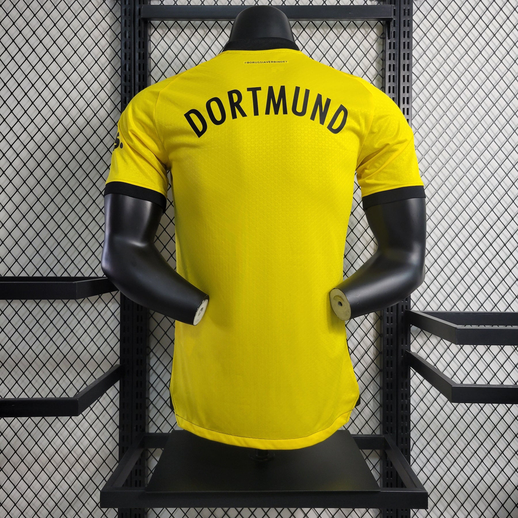 Camisa Borussia Dortmund Home 2023/24 - Puma Jogador Masculina - Amarela/Preta