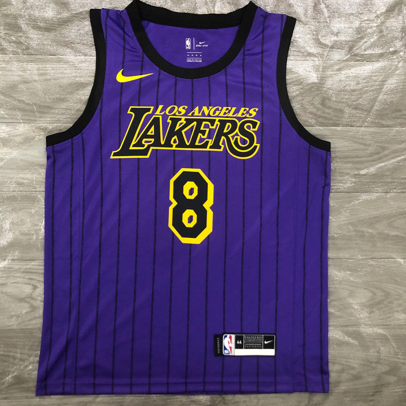 Regata NBA Los Angeles Lakers City Edition 18/19 Kobe Bryant 8 Roxa