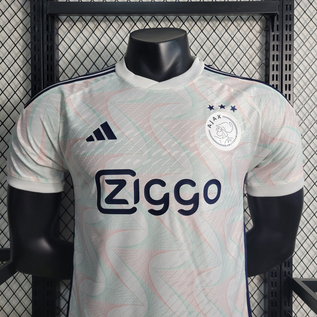 Camisa Ajax Away 2023/24 - Adidas Jogador Masculina - Branca