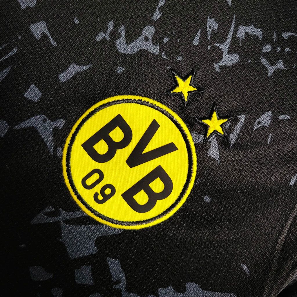 Camisa Borussia Dortmund Away 2023/24 - Puma Torcedor Masculina - Preta/Amarela