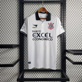 Camisa Corinthians Home 1997 - Penalty Retrô Masculina - Branca/Preta