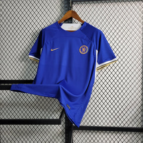 Camisa Chelsea Home 2023/24 - Nike Torcedor Masculina - Azul/Branca