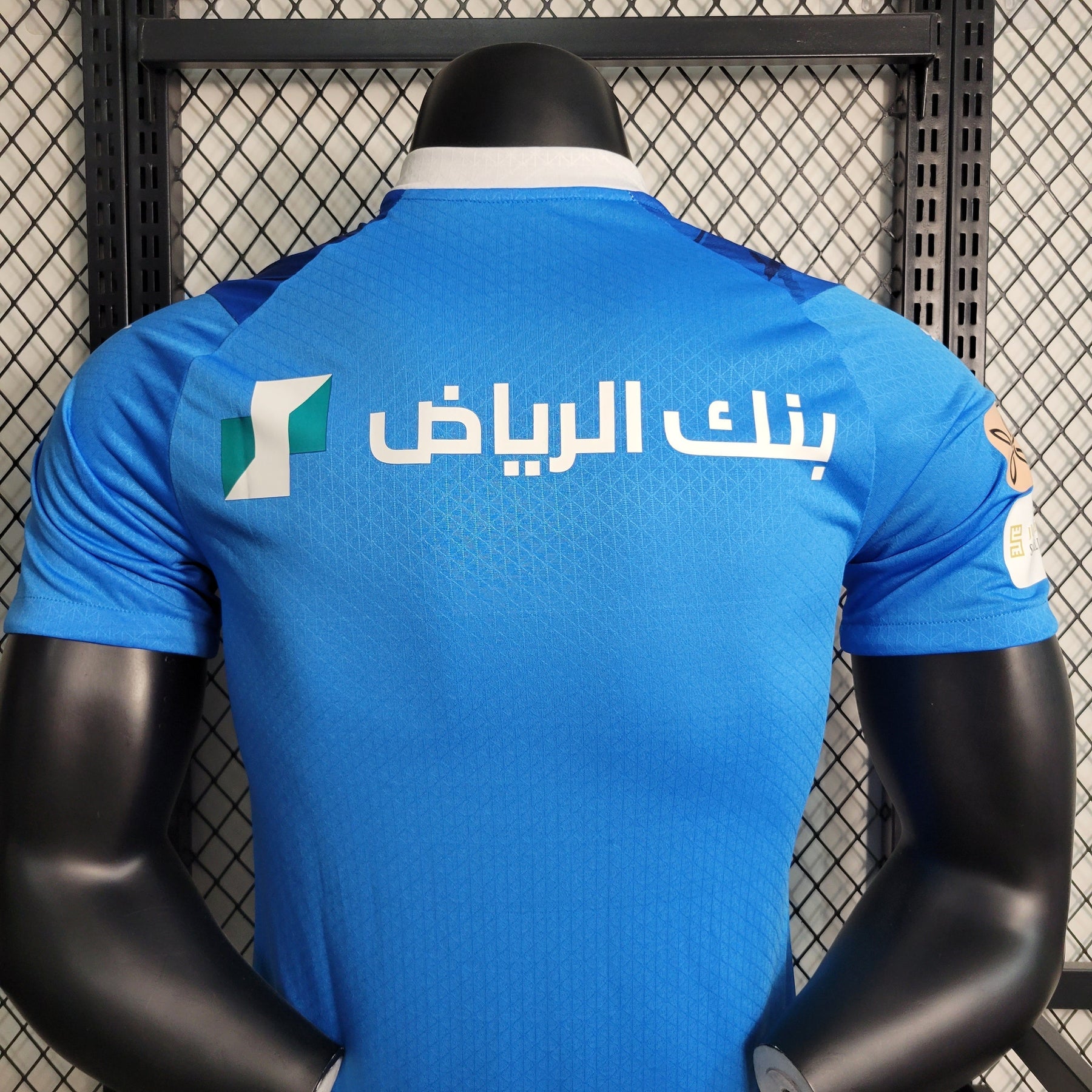 Camisa Al-Hilal Home 2023/24 - Puma Jogador Masculina - Azul/Branca