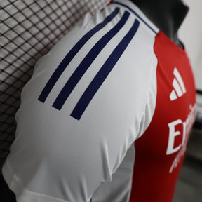 Camisa Arsenal Home 2024/25 - Adidas Jogador Masculina - Vermelha/Branca