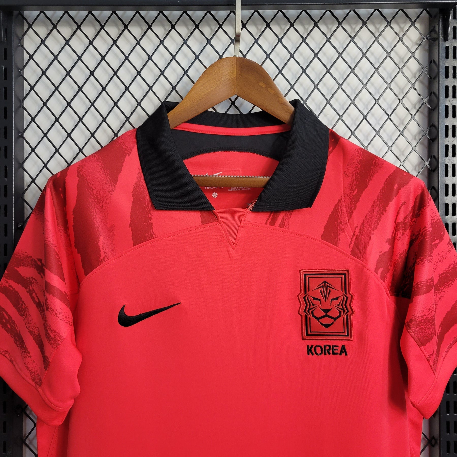 Camisa Coreia Home 2022/23 - Nike Torcedor Masculina - Vermelha/Preta