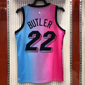 Regata NBA Miami Heat City Edition 20/21 Jimmy Butler Rosa e Azul